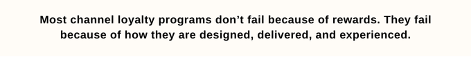It's not always about rewards to fail the loyalty programs