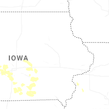 Regional Hail Map for Cedar Rapids, IA - Wednesday, August 6, 2025