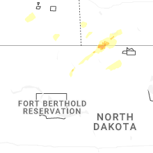 Regional Hail Map for Minot, ND - Wednesday, September 10, 2025