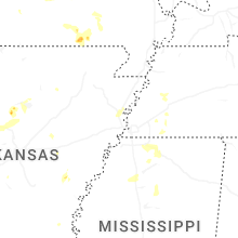 Regional Hail Map for Memphis, TN - Monday, September 15, 2025