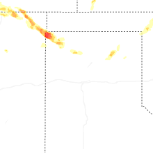 Regional Hail Map for Amarillo, TX - Wednesday, September 17, 2025