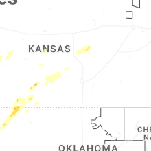 Regional Hail Map for Wichita, KS - Wednesday, September 17, 2025