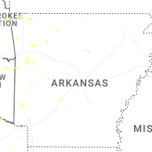Regional Hail Map for Little Rock, AR - Thursday, September 18, 2025