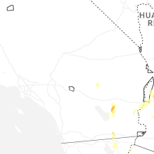 Regional Hail Map for Yucca Valley, CA - Thursday, September 18, 2025