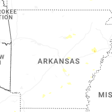 Regional Hail Map for Little Rock, AR - Friday, September 19, 2025
