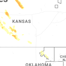 Regional Hail Map for Wichita, KS - Friday, September 19, 2025