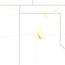 Regional Hail Map for Amarillo, TX - Saturday, September 20, 2025