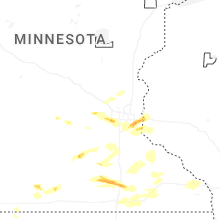 Regional Hail Map for Minneapolis, MN - Sunday, September 21, 2025