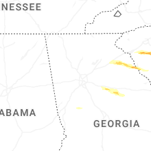 Regional Hail Map for Atlanta, GA - Saturday, November 8, 2025