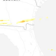 Regional Hail Map for Jacksonville, FL - Sunday, November 9, 2025