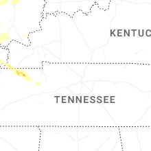 Regional Hail Map for Nashville, TN - Tuesday, November 18, 2025