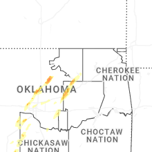 Regional Hail Map for Tulsa, OK - Wednesday, November 19, 2025