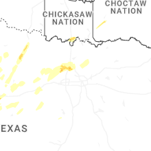 Regional Hail Map for Dallas, TX - Sunday, November 23, 2025
