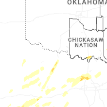 Regional Hail Map for Wichita Falls, TX - Sunday, November 23, 2025