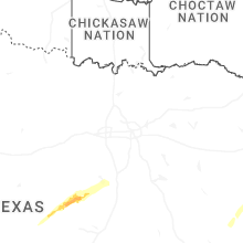 Regional Hail Map for Dallas, TX - Friday, January 9, 2026