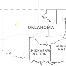 Regional Hail Map for Oklahoma City, OK - Friday, February 13, 2026