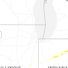 Regional Hail Map for Chicago, IL - Wednesday, February 18, 2026