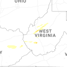 Regional Hail Map for Charleston, WV - Thursday, February 19, 2026