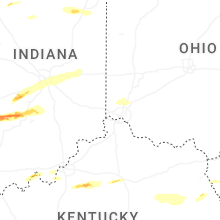 Regional Hail Map for Cincinnati, OH - Thursday, February 19, 2026