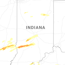 Regional Hail Map for Indianapolis, IN - Thursday, February 19, 2026