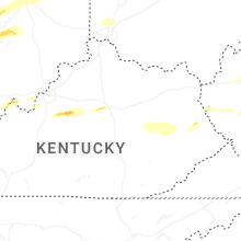 Regional Hail Map for Irvine, KY - Thursday, February 19, 2026