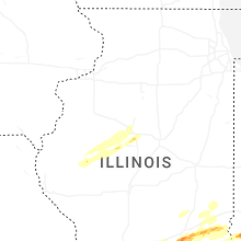 Regional Hail Map for Peoria, IL - Thursday, February 19, 2026