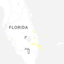 Regional Hail Map for Port Saint Lucie, FL - Saturday, February 28, 2026