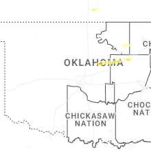 Regional Hail Map for Oklahoma City, OK - Sunday, March 1, 2026