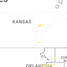 Regional Hail Map for Wichita, KS - Sunday, March 1, 2026