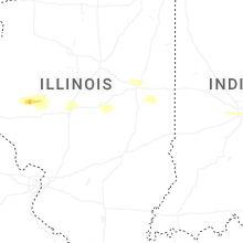 Regional Hail Map for Mattoon, IL - Tuesday, March 3, 2026