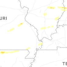 Regional Hail Map for Cape Girardeau, MO - Wednesday, March 4, 2026