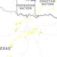 Regional Hail Map for Dallas, TX - Wednesday, March 4, 2026
