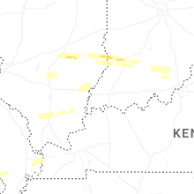 Regional Hail Map for Evansville, IN - Wednesday, March 4, 2026