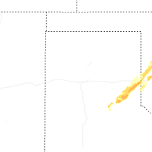 Regional Hail Map for Amarillo, TX - Thursday, March 5, 2026