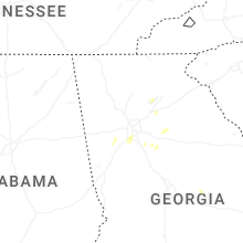 Regional Hail Map for Atlanta, GA - Friday, March 6, 2026