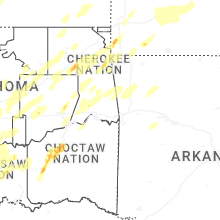 Regional Hail Map for Fort Smith, AR - Friday, March 6, 2026
