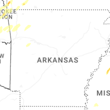 Regional Hail Map for Little Rock, AR - Friday, March 6, 2026