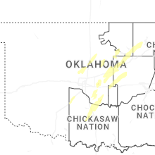 Regional Hail Map for Oklahoma City, OK - Friday, March 6, 2026