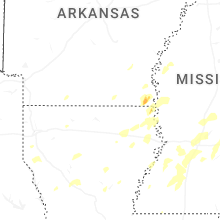 Regional Hail Map for Bastrop, LA - Saturday, March 7, 2026