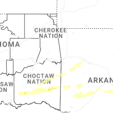 Regional Hail Map for Fort Smith, AR - Monday, March 9, 2026