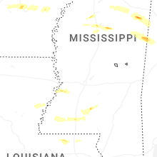 Regional Hail Map for Jackson, MS - Monday, March 9, 2026