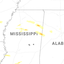 Regional Hail Map for Starkville, MS - Monday, March 9, 2026