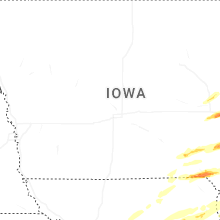 Regional Hail Map for Des Moines, IA - Tuesday, March 10, 2026
