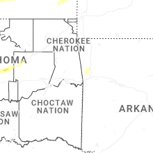 Regional Hail Map for Fort Smith, AR - Tuesday, March 10, 2026