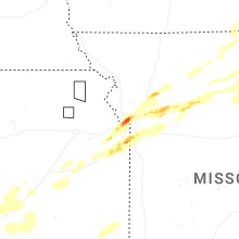Regional Hail Map for Kansas City, MO - Tuesday, March 10, 2026