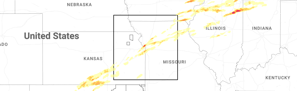 Interactive Hail Maps - Hail Map for Tuesday, March 10, 2026