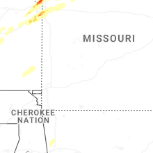 Regional Hail Map for Springfield, MO - Tuesday, March 10, 2026