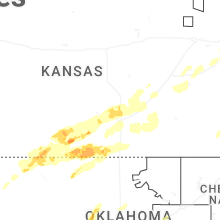 Regional Hail Map for Wichita, KS - Tuesday, March 10, 2026