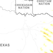 Regional Hail Map for Dallas, TX - Sunday, March 15, 2026