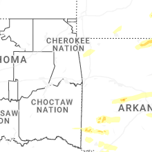 Regional Hail Map for Fort Smith, AR - Sunday, March 15, 2026